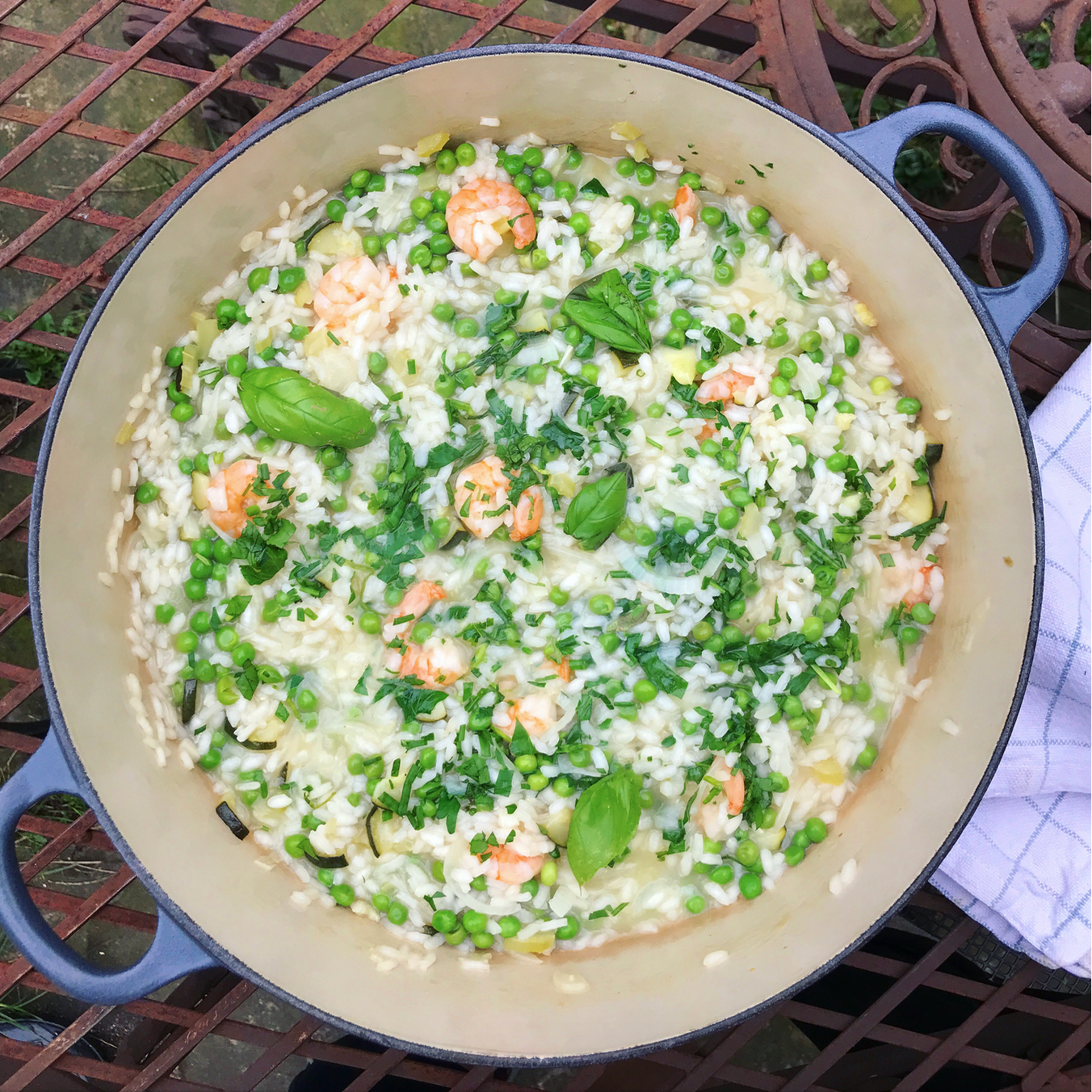 Spring Prawn & Pea Risotto